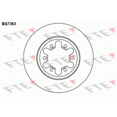 BS7363 FTE Тормозной диск