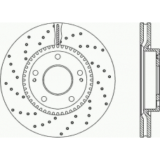 BDRS2069.25 OPEN PARTS Тормозной диск