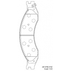 KD6337 ASIMCO Комплект тормозных колодок, дисковый тормоз