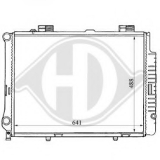 8121159 DIEDERICHS Радиатор, охлаждение двигателя