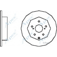 DSK2524 APEC Тормозной диск