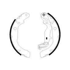 8DB 355 022-261 HELLA PAGID Комплект тормозных колодок