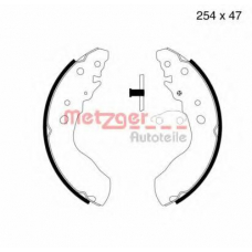 MG 712 METZGER Комплект тормозных колодок