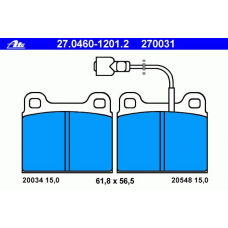 27.0460-1201.2 ATE Колодки тормозные