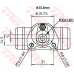 BWF136 TRW Колесный тормозной цилиндр