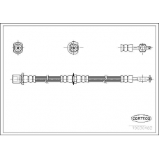 19030482 CORTECO Тормозной шланг