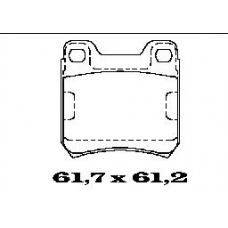 BL1217A1 FTE Комплект тормозных колодок, дисковый тормоз