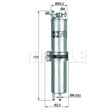 KLH 12 MAHLE Топливный фильтр