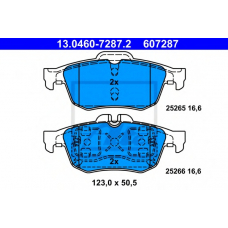 13.0460-7287.2 ATE Комплект тормозных колодок, дисковый тормоз