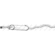 285-327 BOSAL Средний глушитель выхлопных газов