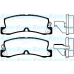 BP-9050 KAVO PARTS Комплект тормозных колодок, дисковый тормоз