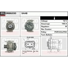 DRB6200 DELCO REMY Генератор