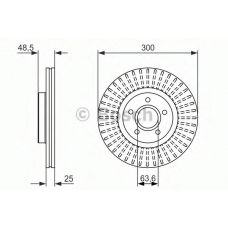 0 986 479 956 BOSCH Тормозной диск