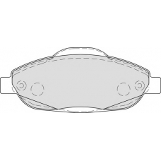DBP344003 DURON Комплект тормозных колодок, дисковый тормоз