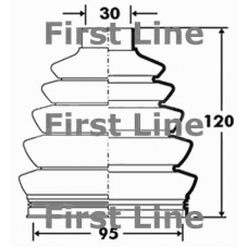 FCB2393 FIRST LINE Пыльник, приводной вал