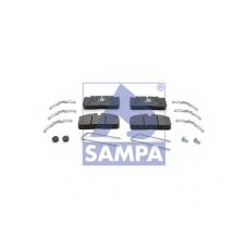 096.606 SAMPA Комплект тормозных колодок, дисковый тормоз