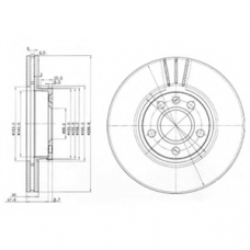 BG3696 DELPHI Тормозной диск