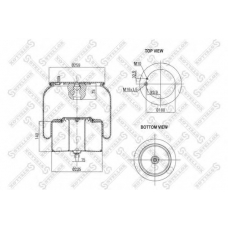 84-00141-SX STELLOX Кожух пневматической рессоры