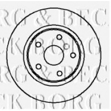 BBD4185 BORG & BECK Тормозной диск