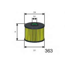 F128 MISFAT Топливный фильтр