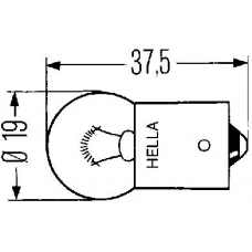 8GA 002 071-122 HELLA Нормального света