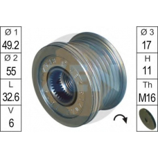 ZN5493 ERA Механизм свободного хода генератора