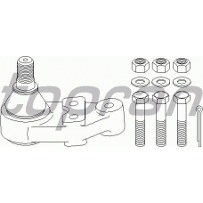 301 348 TOPRAN Несущий / направляющий шарнир