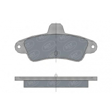 SP 304 SCT Комплект тормозных колодок, дисковый тормоз