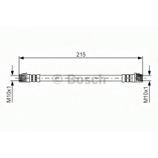 1 987 481 396 BOSCH Тормозной шланг