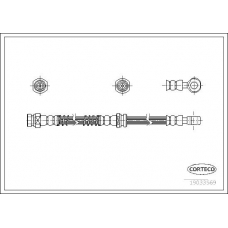19033569 CORTECO Тормозной шланг