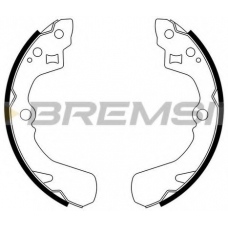 GF0660 BREMSI Комплект тормозных колодок