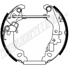 6234 TRUSTING Комплект тормозных колодок