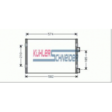 5320081 KUHLER SCHNEIDER Конденсатор, кондиционер