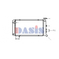 160570N AKS DASIS Радиатор, охлаждение двигателя