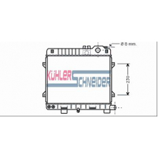 1414001 KUHLER SCHNEIDER Радиатор, охлаждение двигател