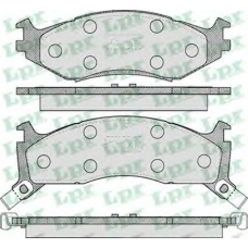 05P455 LPR Комплект тормозных колодок, дисковый тормоз