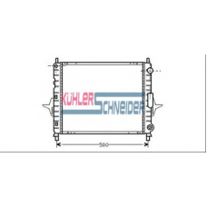 0910501 KUHLER SCHNEIDER Радиатор, охлаждение двигател