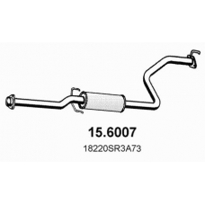 15.6007 ASSO Средний глушитель выхлопных газов