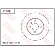 DF7286 TRW Тормозной диск