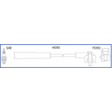 134673 HITACHI Комплект проводов зажигания