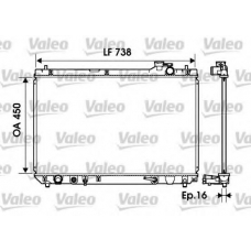 734194 VALEO Радиатор, охлаждение двигателя