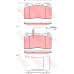 GDB1645 TRW Комплект тормозных колодок, дисковый тормоз