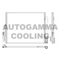 105643 AUTOGAMMA Конденсатор, кондиционер