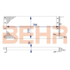 7004079 BEHR Condenser