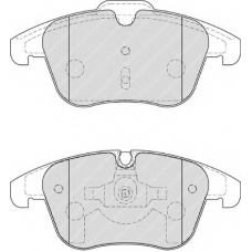 FSL4160 FERODO Комплект тормозных колодок, дисковый тормоз