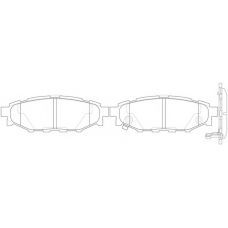 FP1114 FIT Комплект тормозных колодок, дисковый тормоз