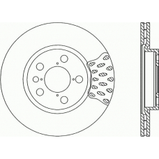 BDR1674.20 OPEN PARTS Тормозной диск