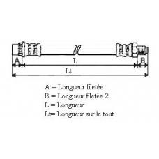 HBS4648 QUINTON HAZELL Тормозной шланг