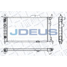 RA0200641 JDEUS Радиатор, охлаждение двигателя