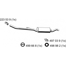 274128 ERNST Глушитель выхлопных газов конечный